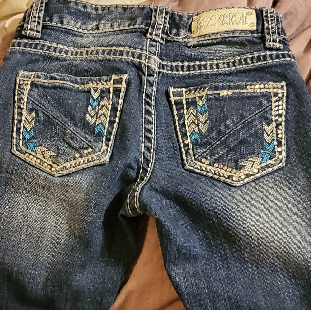 Rock n roll cowgirl jeans sz 7 (KIDS)